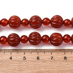 Природного сердолика нитей бисера G-F808-E01-01