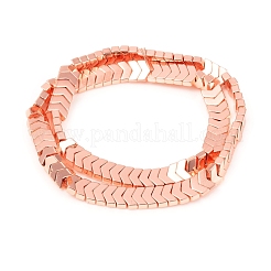 Гальванические немагнитная синтетический гематит бисер пряди G-F682-04A-RG