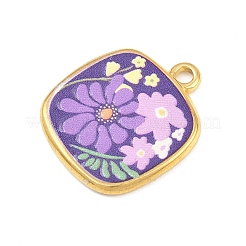 Подвески из нержавеющей стали 304 с печатью&nbsp;STAS-P419-05G-01