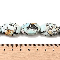 Синтетических нитей бирюзовые бусы G-F791-F01-02