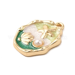 Подвески из эмали и сплава&nbsp;PALLOY-K020-21LG-01