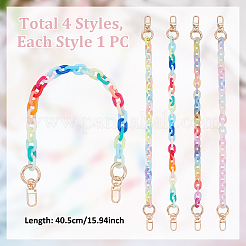 4 шт. акриловые цепочки для сумок-удлинителей&nbsp;HJEW-UN00074