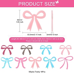 18 шт. 9 стиля акриловых подвесок для бокалов вина&nbsp;AJEW-CJ0001-71