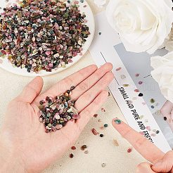 Натуральные разноцветные бусины из турмалина&nbsp;G-GA0001-31