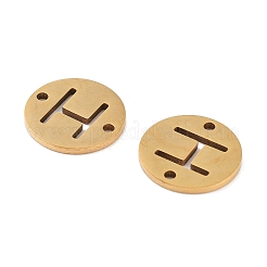 Вакуумное покрытие pvd 201 полые плоские круглые звенья из нержавеющей стали FIND-R149-03H-G