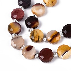 Природные mookaite бисер нитей G-B153-B19