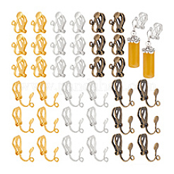 Латунные клипсы серьги FIND-PH0002-55A