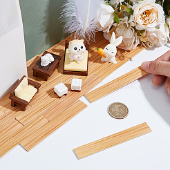 20 Stück Holzblatt-Miniatur-Ornamente&nbsp;DIY-WH0661-57C