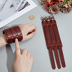 Панк-рок стиля кожаные браслеты BJEW-WH0816-013A