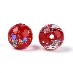 Ручной работы бусины фольги LAMP-T021-31F