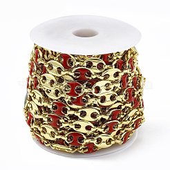 Эмалированные цепочки из кофейных зерен ручной работы CHC-F015-12G-02