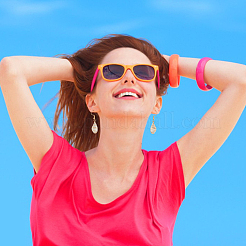 3 пара 3 стилей сережек-подвесок из натуральных ракушек EJEW-AN0002-76