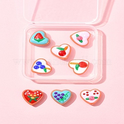 8 шт. 8-х цветные стеклянные бусины LAMP-FS0001-51