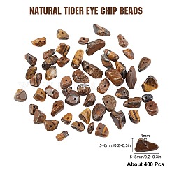 Tigre naturale di chip occhio perline&nbsp;G-SC0001-23