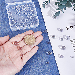 85 шт. 4 вида натуральных кварцевых сферических бусин G-NB0006-12