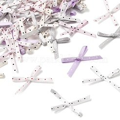 Polyester-Schleife mit aufnähbaren Polka-Dot-Verzierungen&nbsp;DIY-C085-02