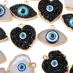 Подвески из смолы в стиле друзы RESI-LS0001-17