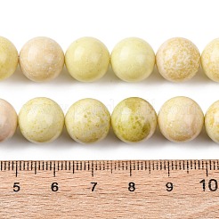 Natürliche Zitronen Jade Perlen Stränge&nbsp;G-H343-D01-12mm-A