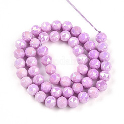 Fili di perle di vetro galvanizzate anti-ossidazione&nbsp;GLAA-N010-8mm-10
