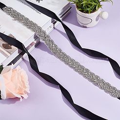 Cinture da sposa in poliestere&nbsp;DIY-WH0043-02A
