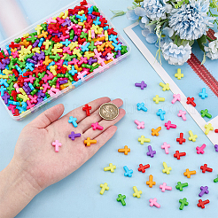 400 шт. Непрозрачные акриловые бусины&nbsp;SACR-ME0001-01