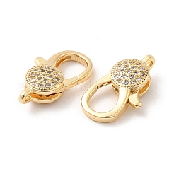 Латунный микро pave прозрачный кубический цирконий лобстер KK-F860-36G