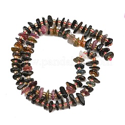 Fili di perle di tormalina multicolore naturale&nbsp;GG-CBA3A44-B13-01