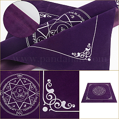2 mantel cuadrado de terciopelo para tarot de 2 colores para adivinación.&nbsp;AJEW-CN0007-63