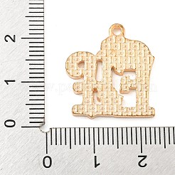 Новогодняя тема сплава эмали подвески&nbsp;ENAM-M221-01KCG-06