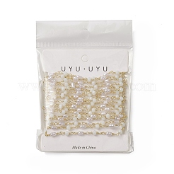 Пластиковые цепочки ручной работы из жемчуга и счетов из бисера CHC-C026-27