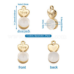 24 шт. 4 цвета силиконовые гайки для ушей FIND-TA0001-52