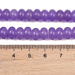 Hilos de cuentas de jade blanco natural deyd&nbsp;GG-CBAD029-B04-5x8mm