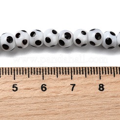 Бусины лэмпворк  LAMP-D002-6mm-01F