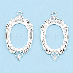 Настройки кабошона из цинкового сплава PALLOY-WH0001-35S