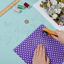 9шт 9 стиля акриловый шаблон DIY-BC0011-94