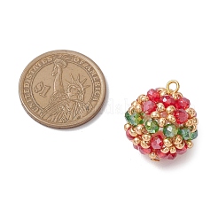 Рождественские подвески из гальванизированного стекла PALLOY-MZ00878