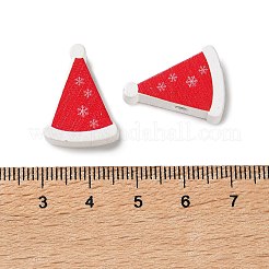 Рождественские тематические деревянные бусины схима WOOD-F018-02