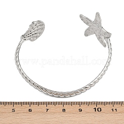 304 Edelstahl-Armreife für Damen&nbsp;LS-BJEW-C122-01P