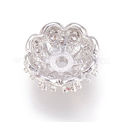 Многолепестковые латунные микропаве из кубического циркония&nbsp;LS-X-ZIRC-F088-038P