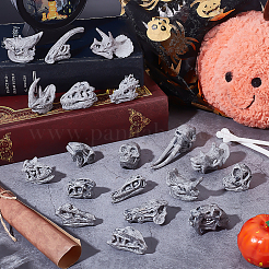 19 шт. ПВХ миниатюрные украшения в виде динозавра&nbsp;DJEW-ME0001-01