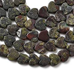 Натуральный дракон яшма кровь бисер пряди G-A272-A01-30