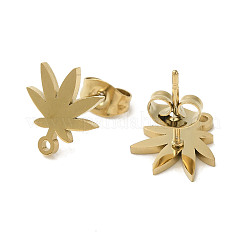 Ионное покрытие (ip) 304 нержавеющая сталь гвоздики фурнитура для сережек STAS-I206-18G