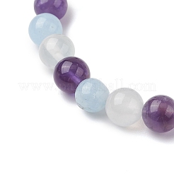 Браслеты из натуральных и синтетических смешанных драгоценных камней&nbsp;BJEW-JB11254