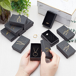 12 шт. картонные коробки для упаковки ювелирных изделий CON-HY0001-01B