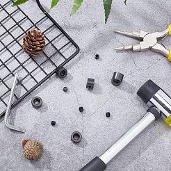 炭素鋼ダイヤフラム リング  固定リング  リテーナーリング  ベアリングの付属品  電気泳動黒  12x8mm  内径：6mm&nbsp;FIND-UN0001-34E