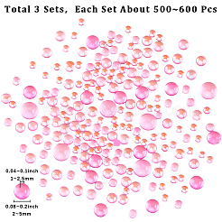 3 набор стеклянных полукруглых кабошонов&nbsp;GLAA-SC0002-63D