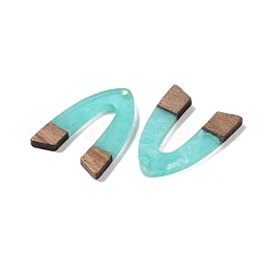 Подвески из смолы и дерева&nbsp;LS-WOOD-F015-16D