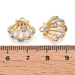 Латунные микро проложить кубического циркония подвески&nbsp;X-KK-N261-102G