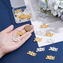 24 pz 2 colori pendenti in lega di zinco&nbsp;FIND-SP0005-22