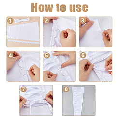 Remplacement de la fermeture éclair de la robe de mariée&nbsp;AJEW-WH0609-837B-01